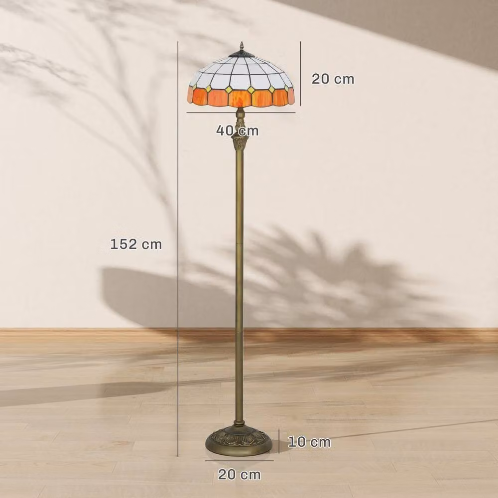 Wyld Haus Amelia Tiffany Style Floor Lamp in Bronze – 3