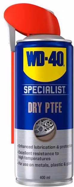 WD-40 Specialist Dry Lubricant Aerosol, 400ml – 6