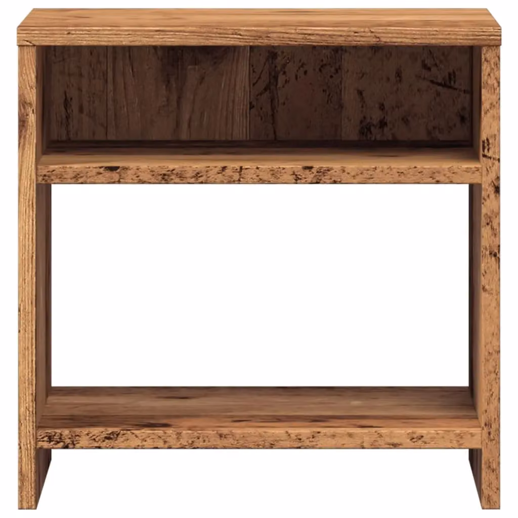 Berkfield Home Set of 2 Industrial Bedside Cabinets in Brown Old Wood, W/D/H: 40 x 30 x 40 cm – 5