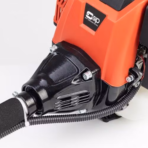 SIP 31cc 4-Stroke Petrol Brush Cutter and Grass Trimmer with Bull Horn Handle in Red and Silver – 3