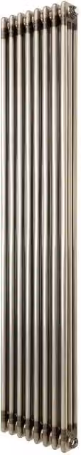 Monstershop Traditional 3 Column Steel Radiator in Silver, H: 180 cm, W: 38 cm – 1