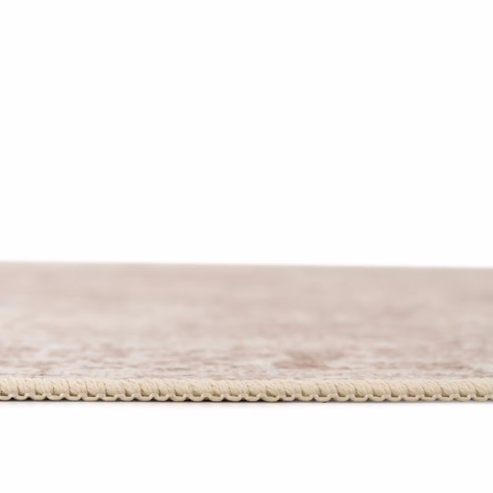 Kukoon Distressed Beige Soft Pile Area Rug for Living Room or Bedroom, W: 280 cm, D: 380 cm – 2
