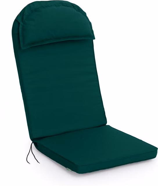 Gardenista Green Water Repellent Garden Adirondack Chair Cushion with Foam and Polyester Seat Pad