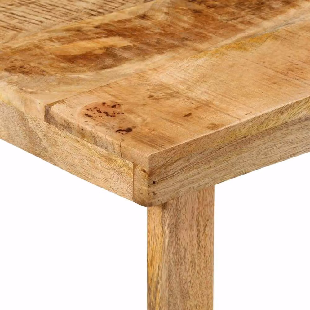 Berkfield Home Beautiful Writing Desk in Brown Solid Mango Wood W/D/H: 165 x 110 x 75 cm – 2