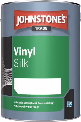 Johnstone's Trade Vinyl Silk Emulsion Brilliant White 5 l