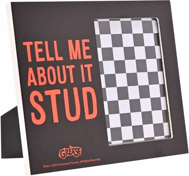Widdop Bingham & Co Ltd Fandomania Grease Tell Me About It Stud Single Retro Photo Frame in Black