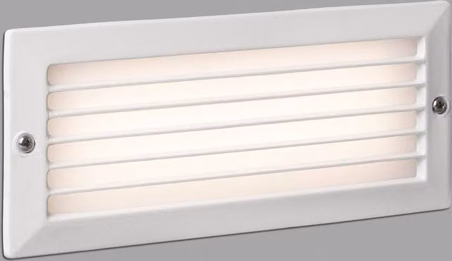 Netlighting Stripe Outdoor LED Recessed Wall Light, White, 5W, 3000K, IP54