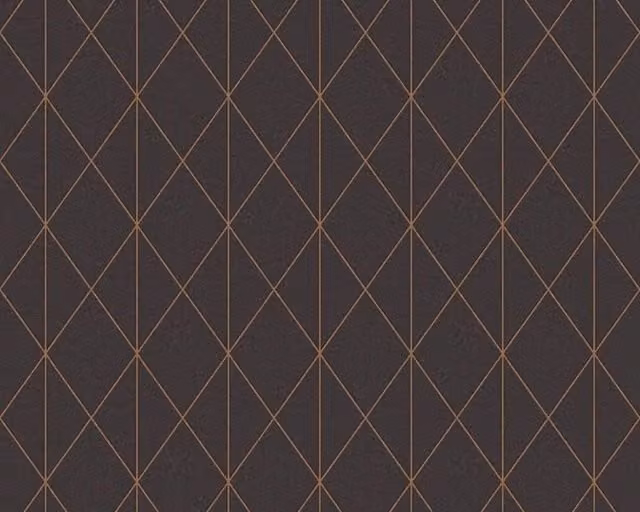 A.S. Création Black Geometric Triangle Metallic Modern Non-Woven Wallpaper – 1