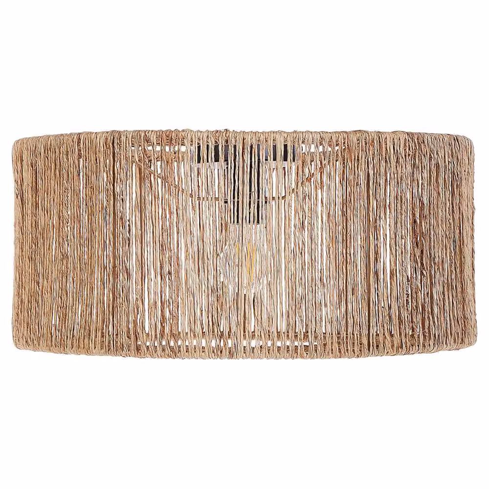 Wyld and Coco Jute Pendant Ceiling Lamp in Natural and Black – 2
