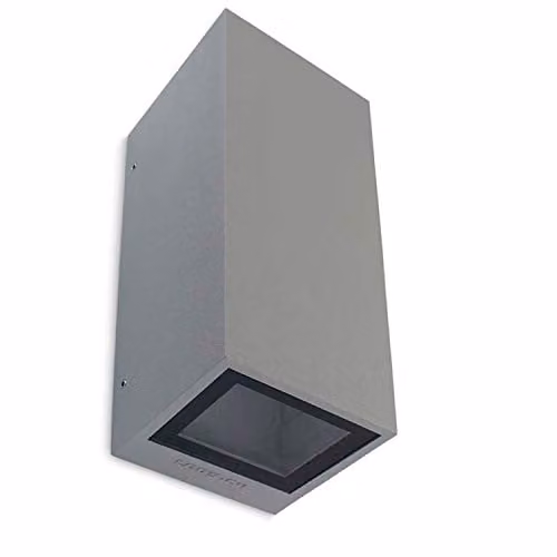 LEDS C4 Aphrodite Grey Up and Down Outdoor Wall Light IP65 GU10