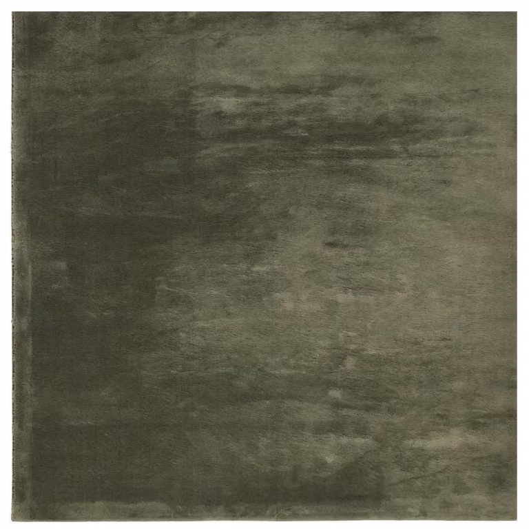 Berkfield Home HUARTE Short Pile Washable Soft Rug, Forest Green, W/D: 240 x 240 cm