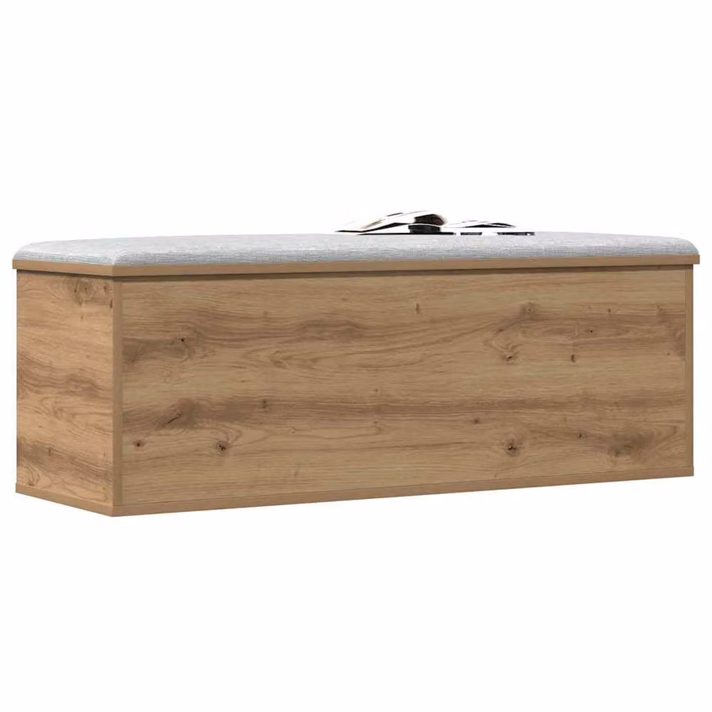 Berkfield Home Artisan Oak Storage Box in Brown, W/D/H: 102 x 35 x 35 cm – 2