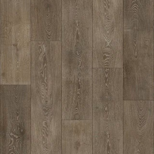 Estyle Symphony Wood Look Glue Down LVT Vinyl Flooring in Dark Brown, 2.5mm Thick, Covers 3.9sqm