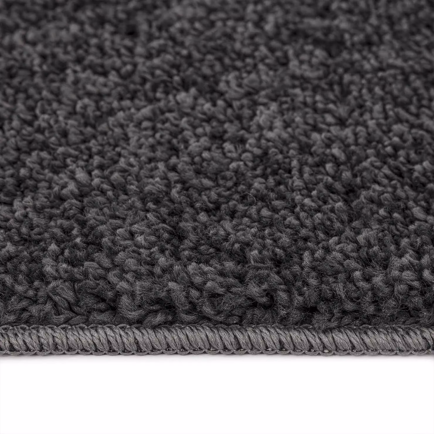 Berkfield Home Round Shaggy Rug in Grey with Latex Backing, Diameter: 120 cm – 4