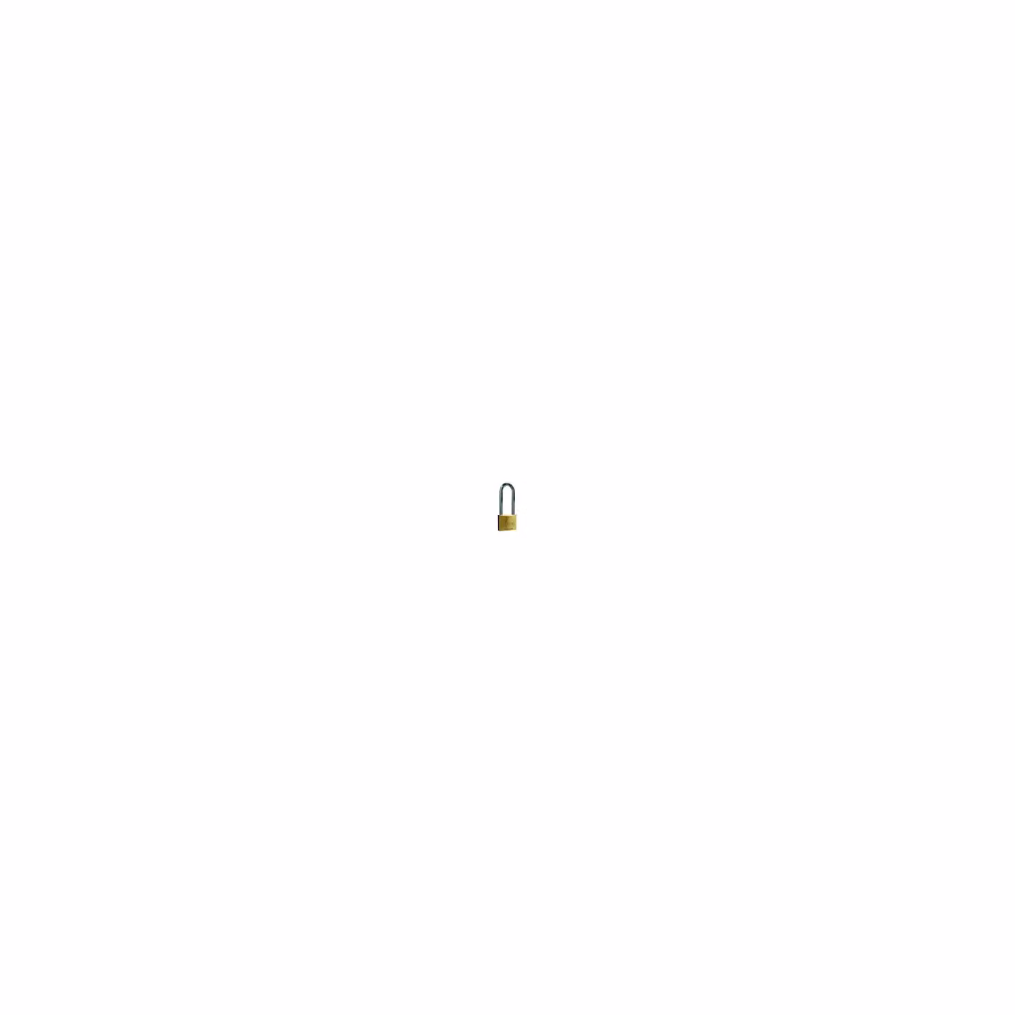 ABUS Brass Padlock with 63mm Long Shackle in Yellow/Gold – 3