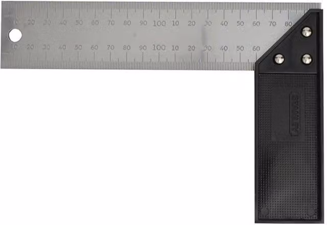 Stanley Try and Mitre Square, Silver and Multicolour, 200 mm