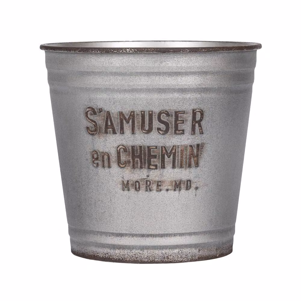 Simpa S'Amuser en Chemin Grey Plastic Planters, Set of 2 – 2