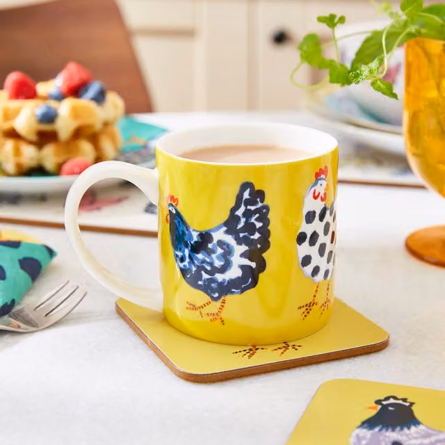 Ulster Weavers Chick Chicken Bone China Mug in Yellow