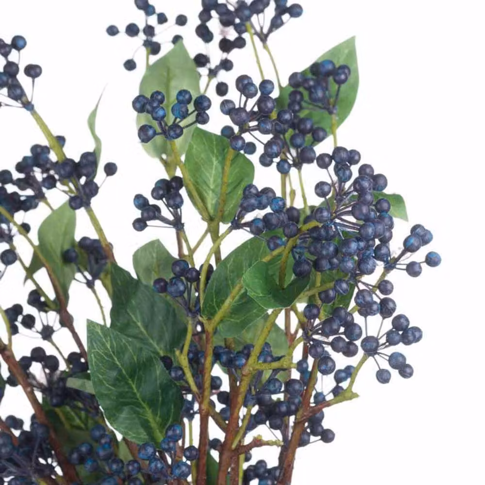 Lemon Pavilion Blue Viburnum Berry Artificial Plant, W11 x D11 x H80 cm – 3