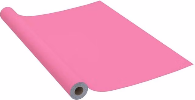 Berkfield Home High Gloss Pink Self-adhesive PVC Furniture Film, W: 90 cm, L: 500 cm