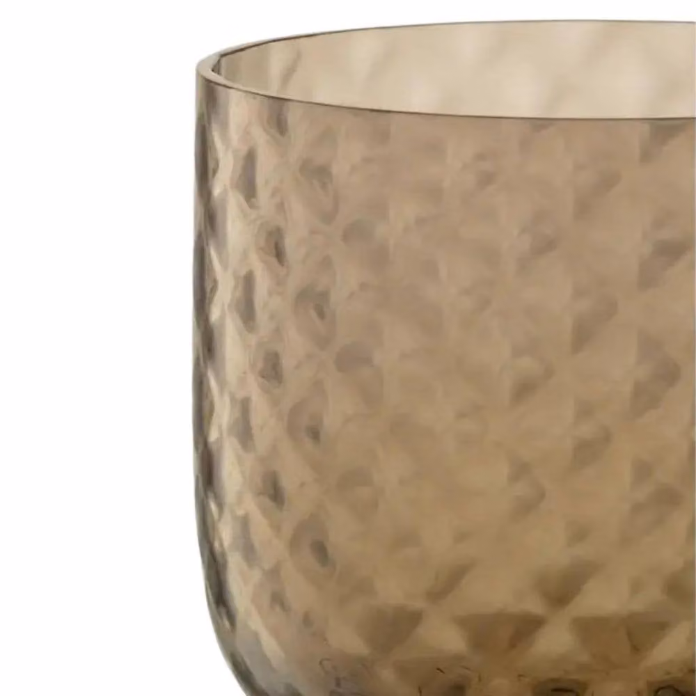 LSA Dapple Glass Tumbler Set of 2, Earth Brown, 300ml per glass – 3