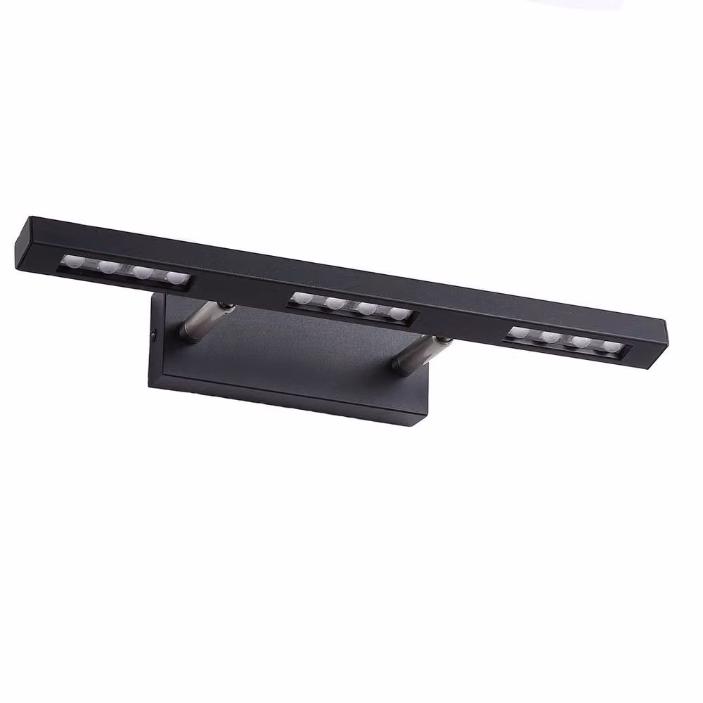 Kairui Lighting Modern LED Wall Light with Three Warm White Lights, Black/Grey, W/D/H: 41 x 18 x 3 cm – 2