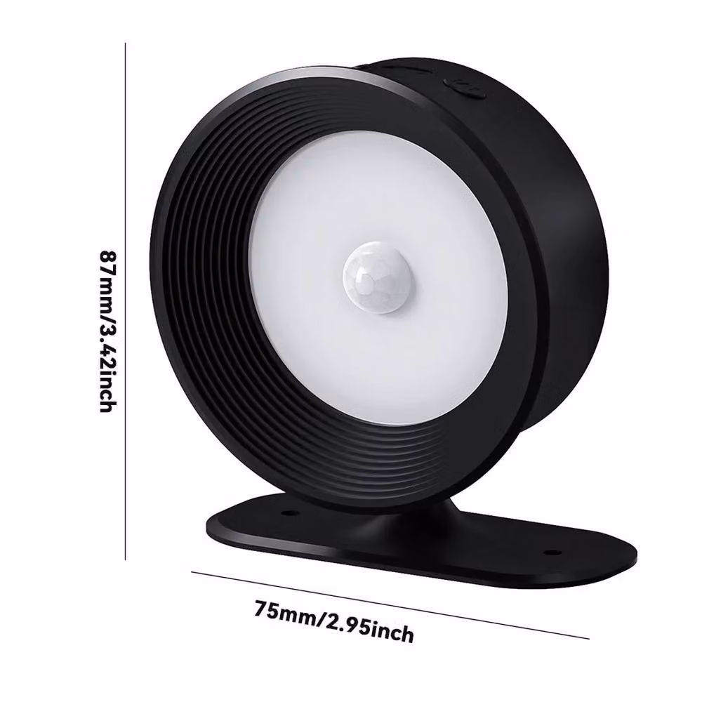 SPETLEK Black Magnetic Mount LED Wall Light with Remote Control, Motion Sensor and Dimmable Settings – 2