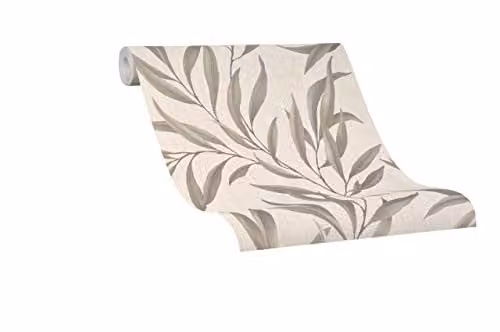 Marburg Beige Floral Nature Pattern Wallpaper for Bedroom, Living Room or Kitchen, W: 0.53 m x L: 10.05 m – 1