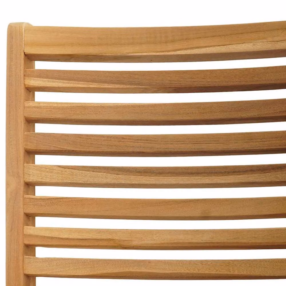 Berkfield Home Beautiful Garden Chairs, Set of 2, Solid Teak Wood in Brown – 4