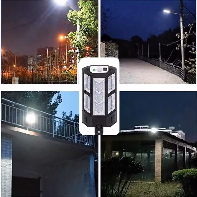 Havendro Solar LED Wall Street Light with PIR Motion Sensor and Remote Control in Black