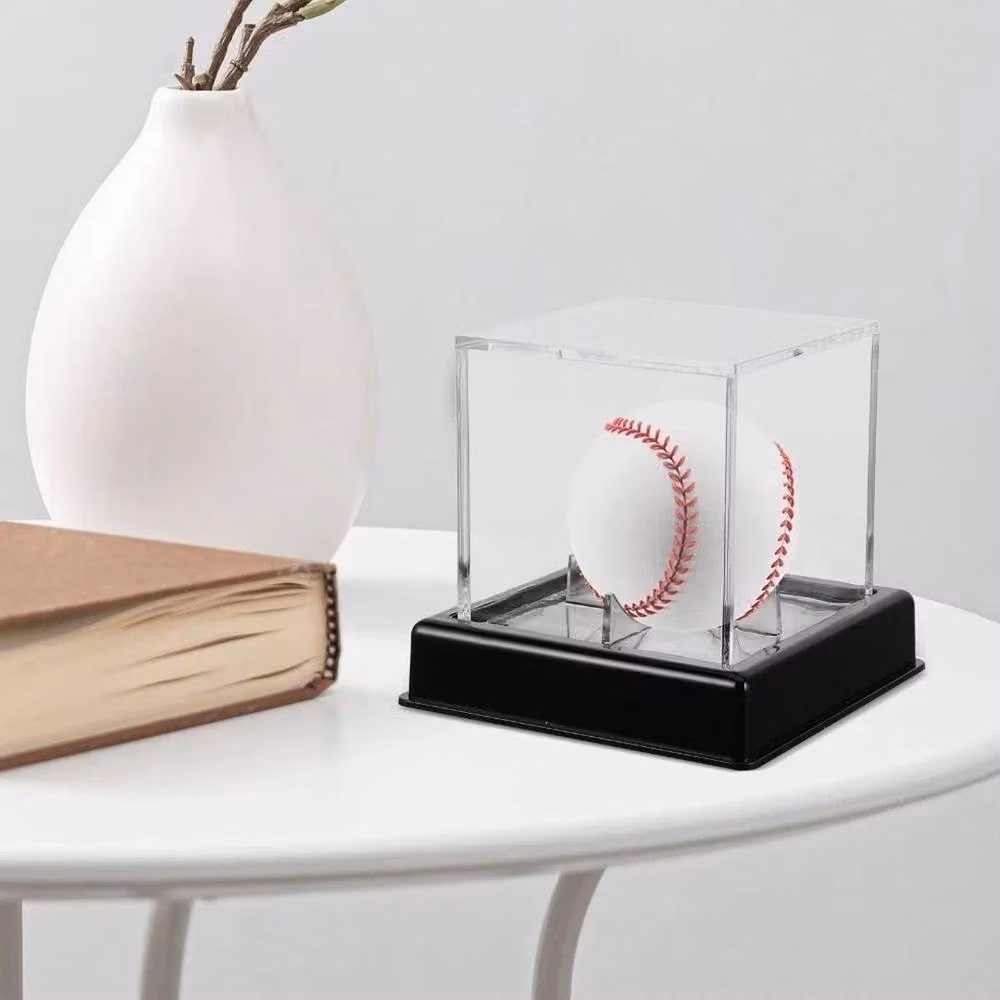 SPETLEK Transparent Acrylic Baseball Display Case and Storage Box for Golf and Tennis Balls, Medium – 3