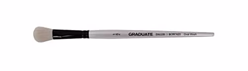 Daler-Rowney Graduate Oval Wash Watercolour Brush with Natural Goat Hair and Short Handle