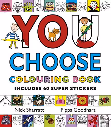 Pippa Goodhart You Choose Colouring Book with Stickers by Corgi Childrens, Multicolour