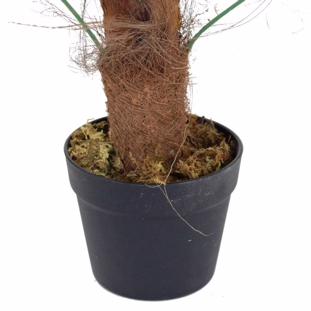 VOGREX 100cm Artificial Palm Tree in Green for Indoor and Outdoor Decor – 3