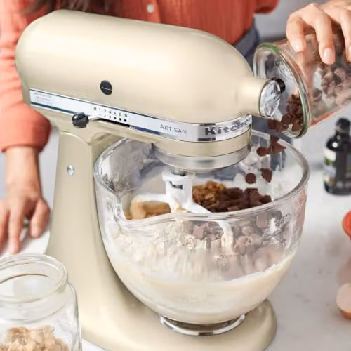 KitchenAid Artisan Stand Mixer in Beige with 4.8 Litre Capacity – 2