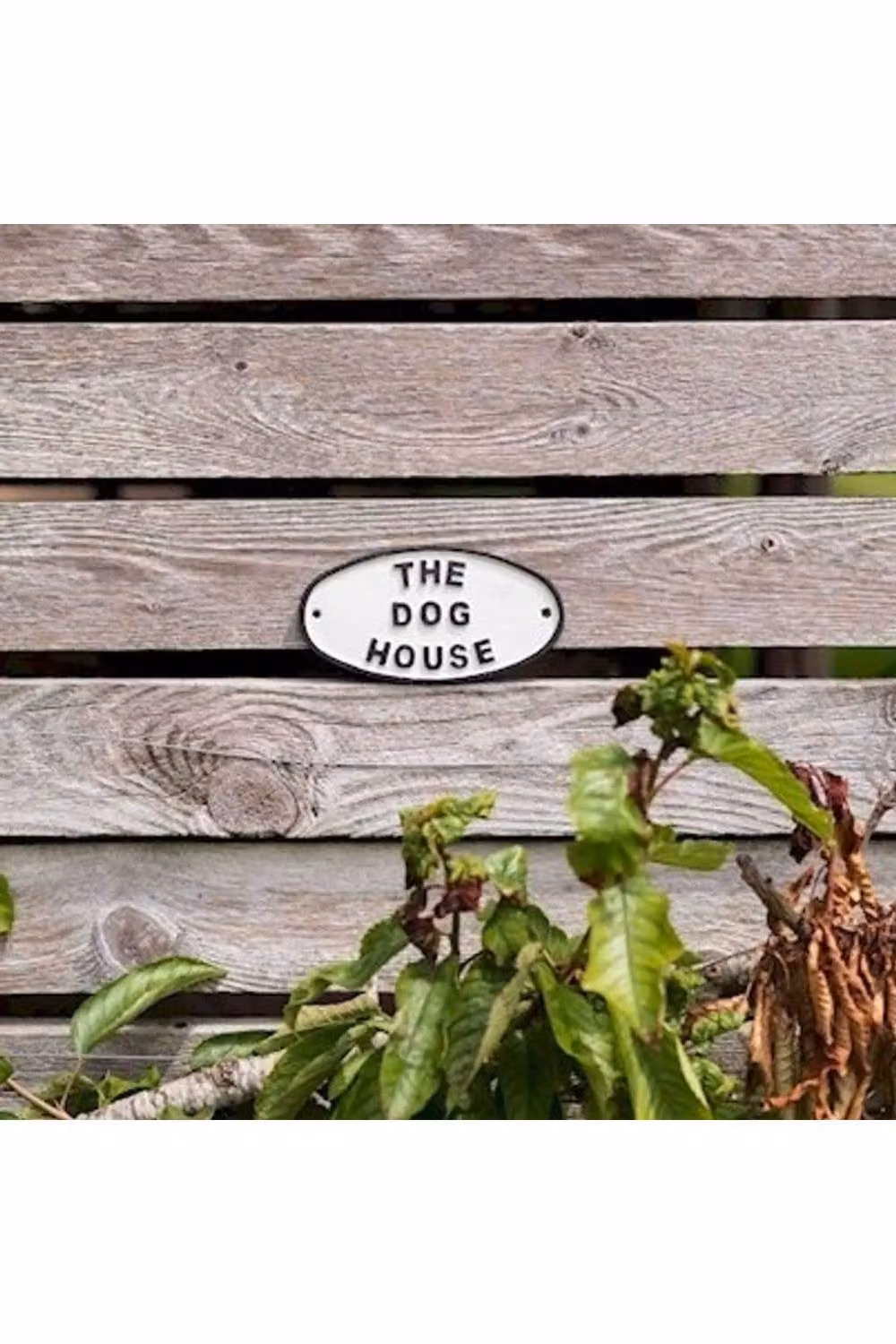KDMD The Dog House Sign 2 Pack in White – 2
