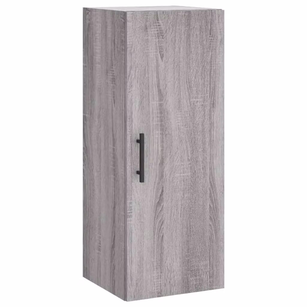 Berkfield Home Wall Mounted Cabinet in Grey Sonoma, W/D/H: 34.5 x 34 x 90 cm – 2
