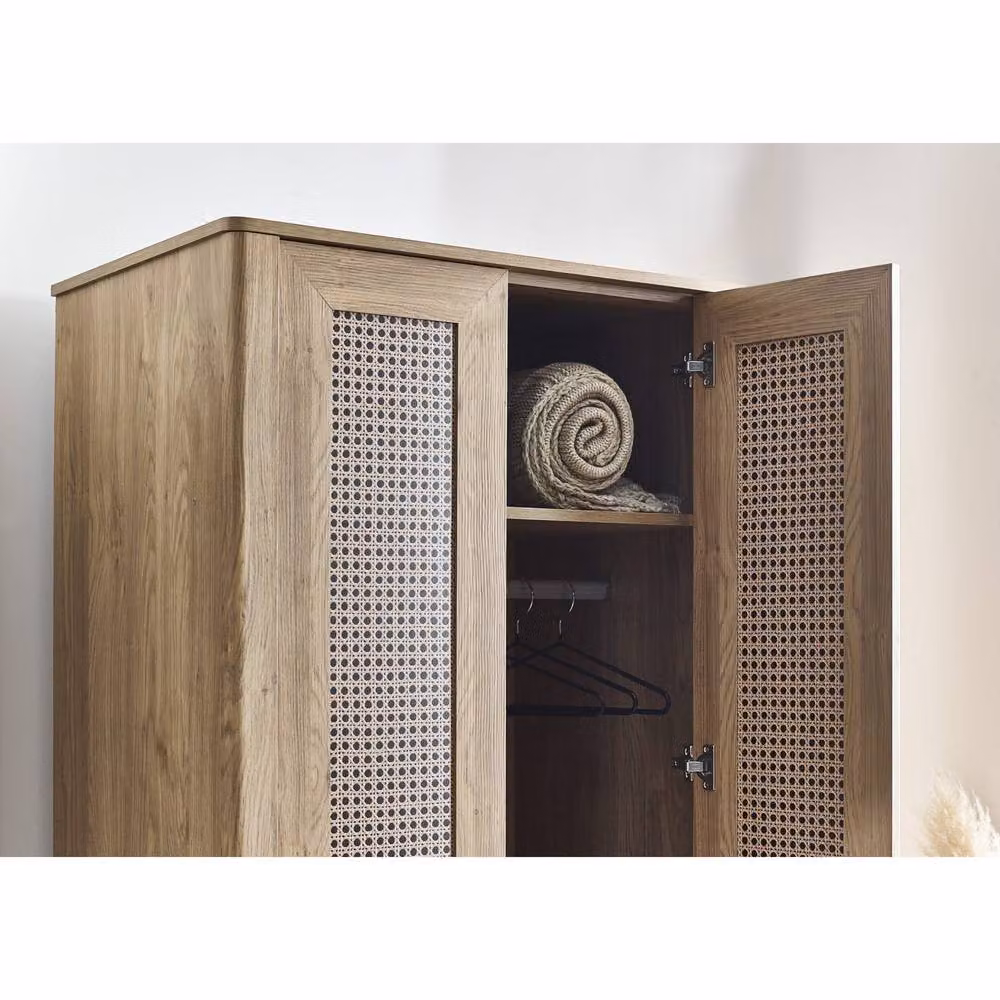 Cheshire Premium Pacifica 2 Door Wardrobe in Light Oak – 5