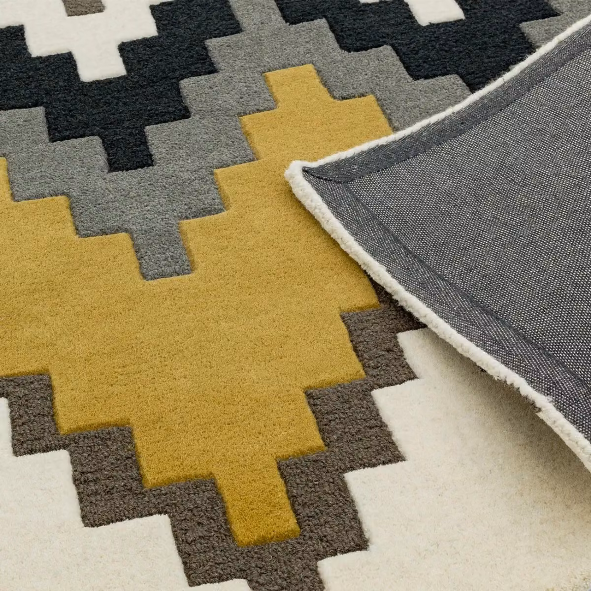 The Rug Shop UK Multicolour Abstract Handmade Area Rug, W: 160 cm, L: 230 cm – 3
