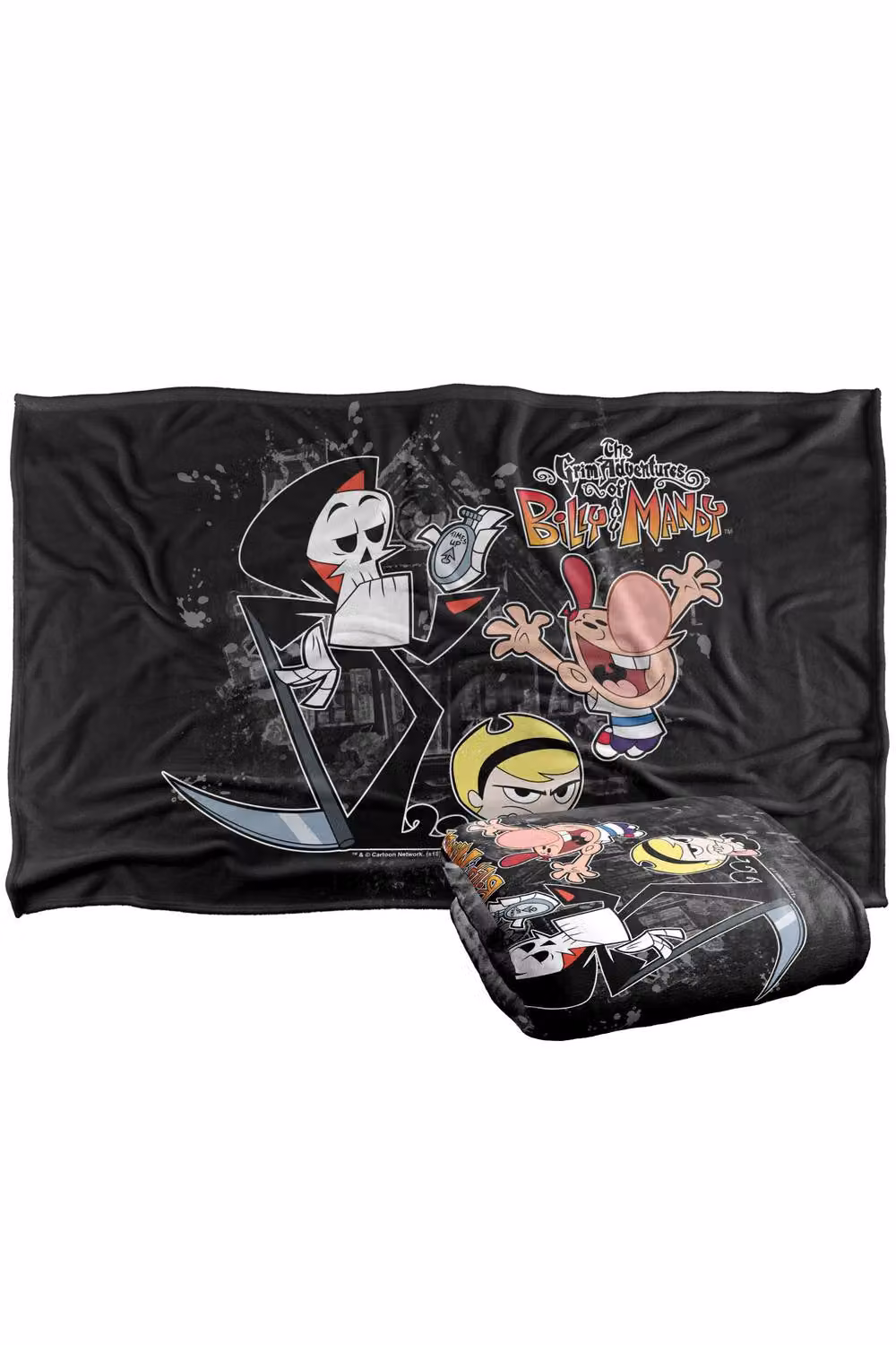Cartoon Network Billy and Mandy Splatter Cast Silky Touch Super Soft Fluffy Throw Blanket, Multicolour, Extra Large – 2