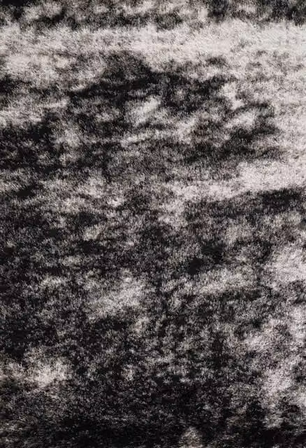 Desire Rugs Modern Abstract Shaggy Area Rug in Grey, W: 160 cm, L: 230 cm