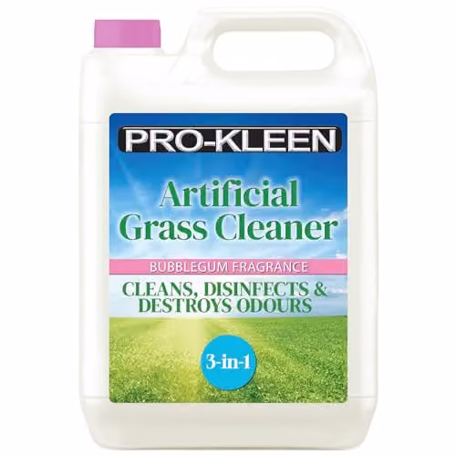 Pro-Kleen Artificial Grass Cleaner and Disinfectant Super Concentrate, 5L (Makes 15 Litres), Bubblegum Fragrance – 1