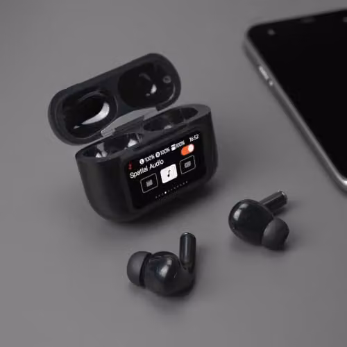 RED5 ANC EB10 Wireless In-Ear Bluetooth Earbuds with Touch Screen Charging Case, Black – 2