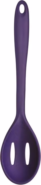 Orsina Purple Silicone Oval Slotted Spoon