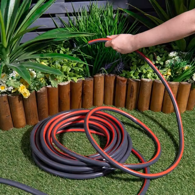 RYNO Premium Multicolour PVC and Polyester Hose, 25m
