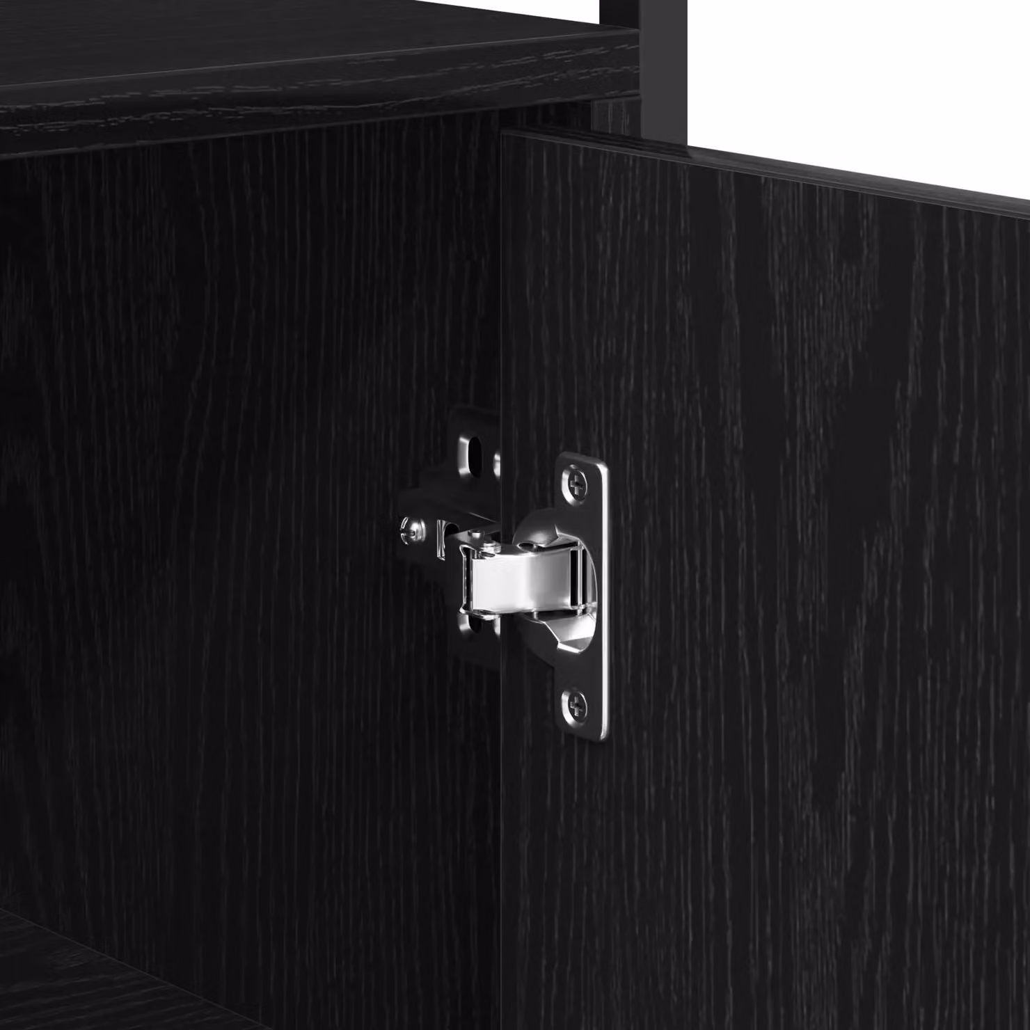 Berkfield Home Modern Black Oak Sideboard, W/D/H: 70 x 30 x 80 cm – 5
