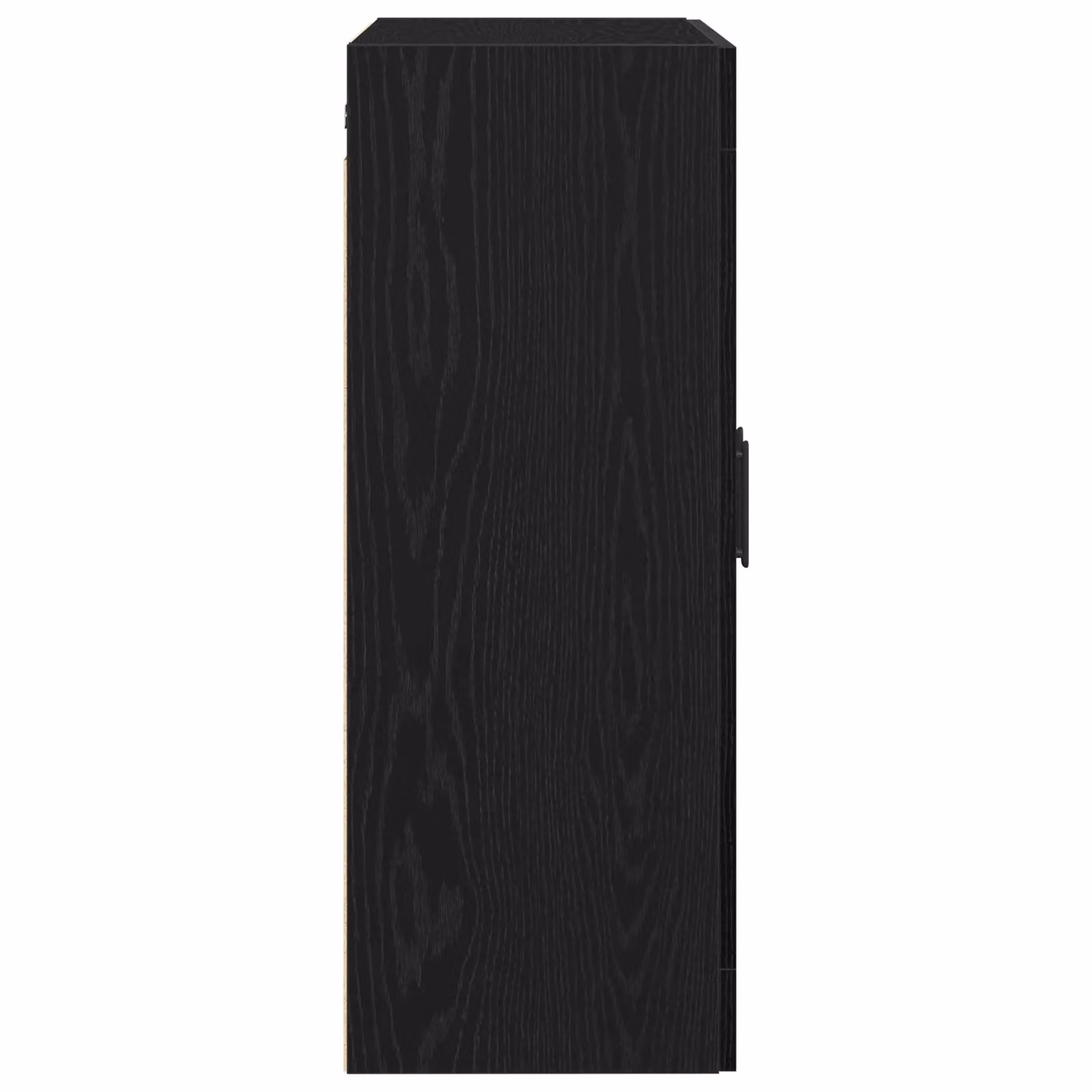 Berkfield Home Black Oak Highboard with Hinged Doors and Internal Shelves, W: 69.5 cm, D: 34 cm, H: 90 cm – 5
