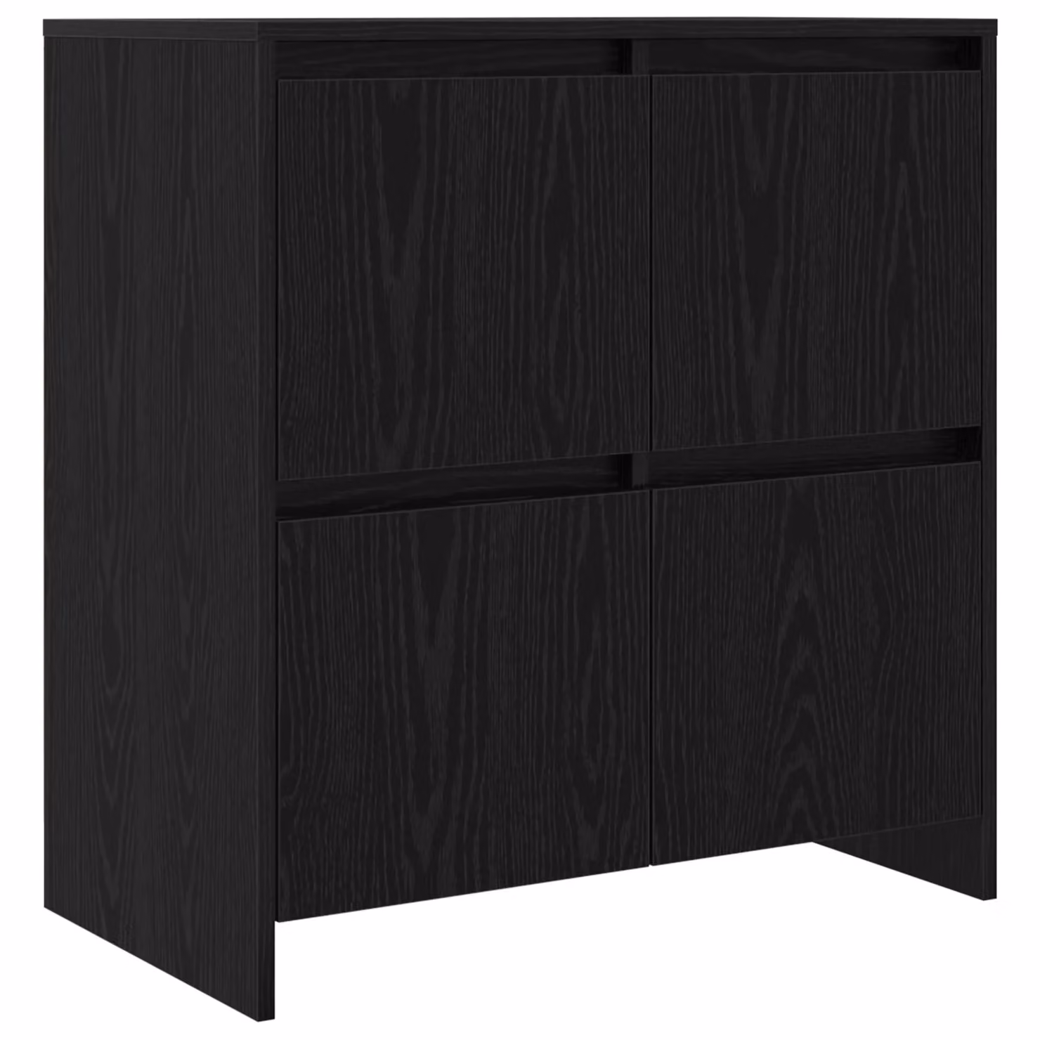 Berkfield Home 2-Piece Sideboard Set in Black Oak, W/D/H: 70 x 41 x 75 cm – 4
