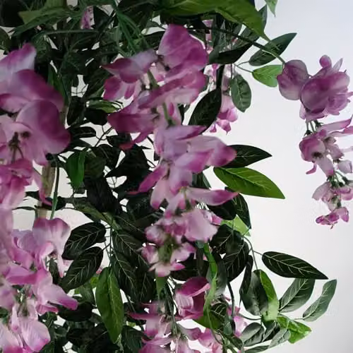 Leaf Design UK Luxury Pink and Black Freestanding Artificial Flowering Tree – 3