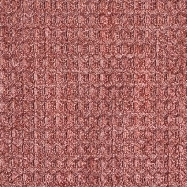 Linda Barker Luxury Waffle Fabric Cayenne Red